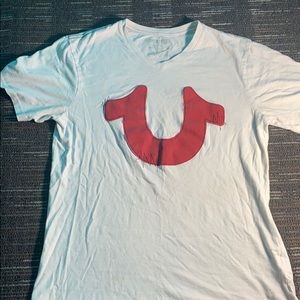 True Religion Red Horseshoe shirt